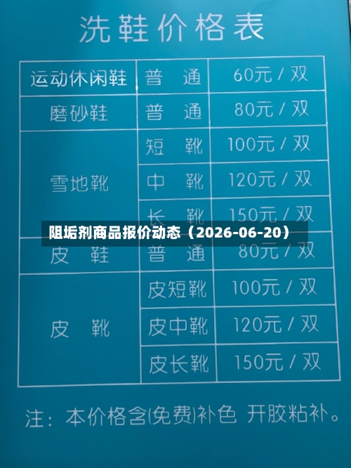 阻垢剂商品报价动态(2026-06-20)-第1张图片