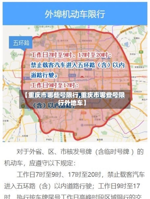 【重庆市哪些号限行,重庆市哪些号限行外地车】