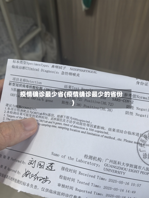 疫情确诊最少省(疫情确诊最少的省份)