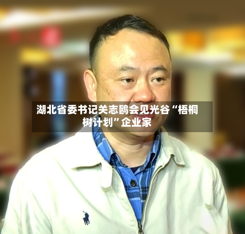 湖北省委书记关志鸥会见光谷“梧桐树计划”企业家