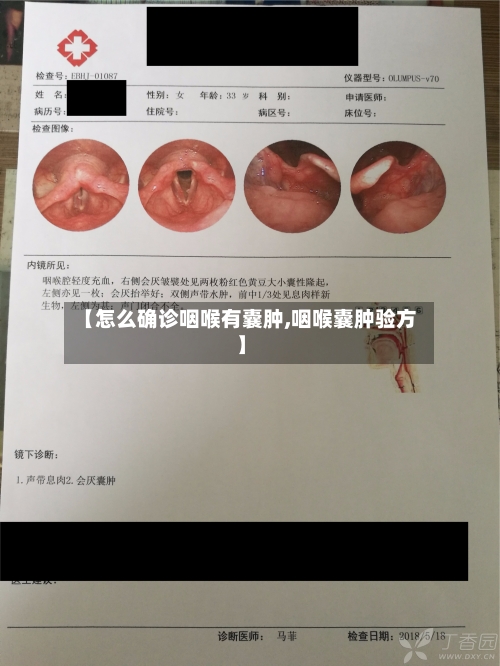 【怎么确诊咽喉有囊肿,咽喉囊肿验方】