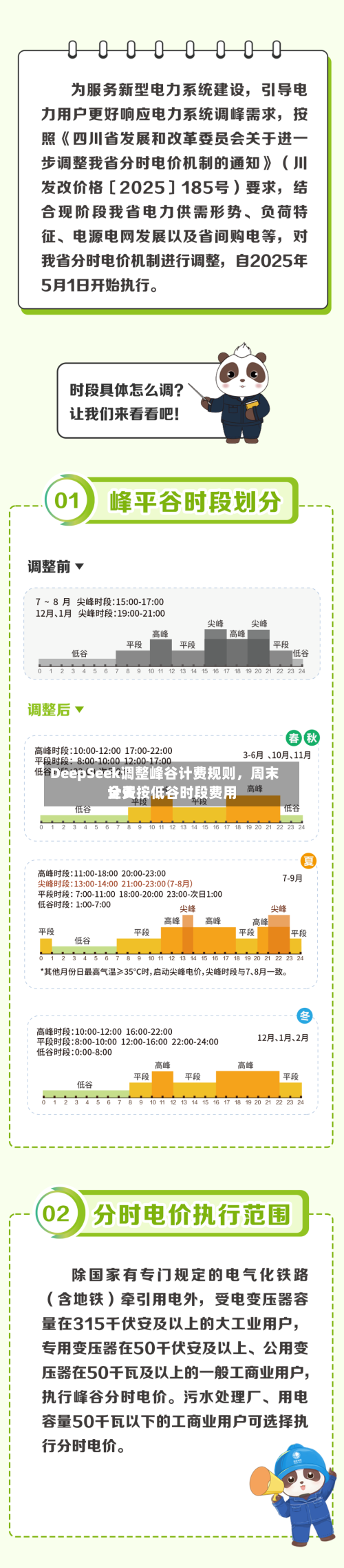 DeepSeek调整峰谷计费规则，周末全天按低谷时段费用计费