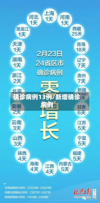 确诊病例13例/新增确诊病例