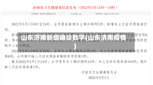 山东济南新增确诊数字(山东济南疫情)