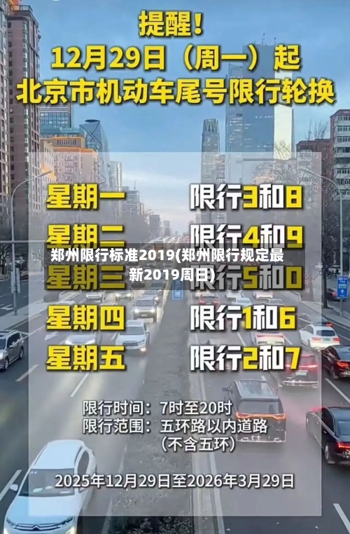 郑州限行标准2019(郑州限行规定最新2019周日)
