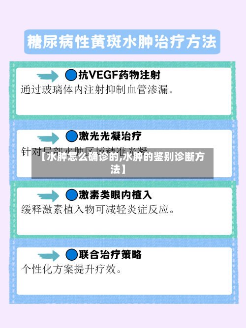 【水肿怎么确诊的,水肿的鉴别诊断方法】