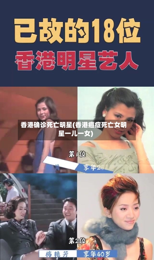 香港确诊死亡明星(香港癌症死亡女明星一儿一女)