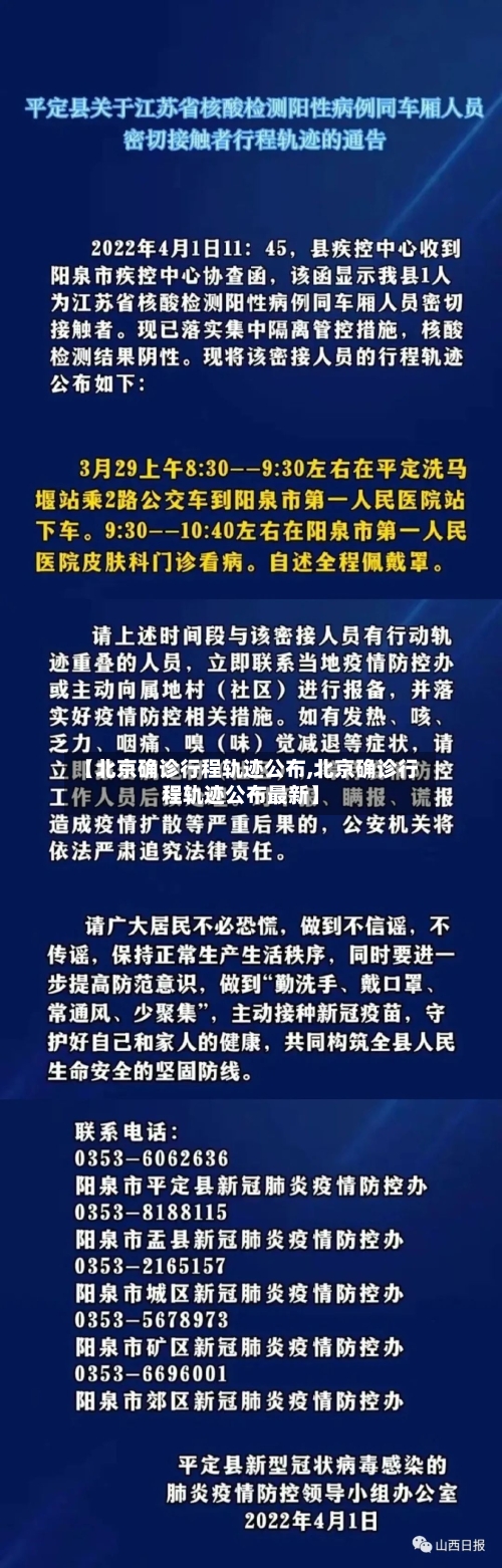 【北京确诊行程轨迹公布,北京确诊行程轨迹公布最新】