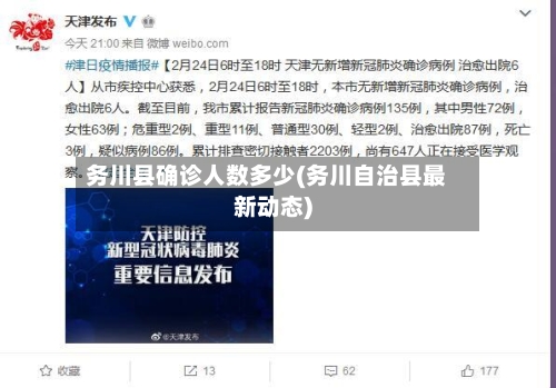 务川县确诊人数多少(务川自治县最新动态)