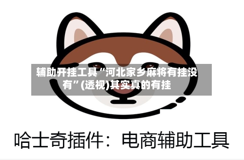 辅助开挂工具“河北家乡麻将有挂没有”(透视)其实真的有挂