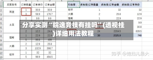 分享实测“皖逸竞技有挂吗”(透视挂)详细用法教程