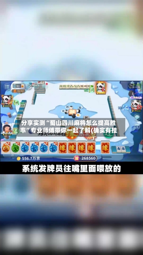 分享实测“蜀山四川麻将怎么提高胜率”专业师傅带你一起了解(确实有挂