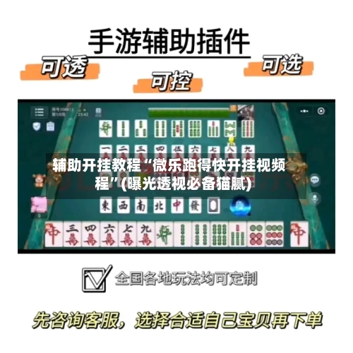 辅助开挂教程“微乐跑得快开挂视频程”(曝光透视必备猫腻)