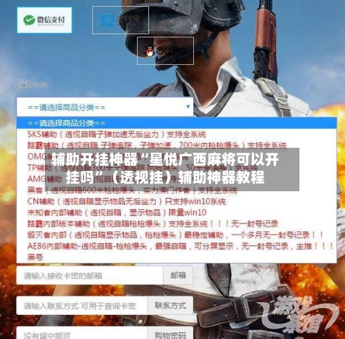 辅助开挂神器“星悦广西麻将可以开挂吗”（透视挂）辅助神器教程