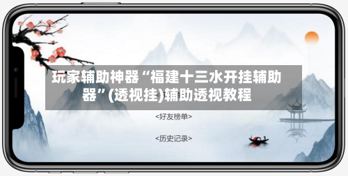 玩家辅助神器“福建十三水开挂辅助器”(透视挂)辅助透视教程