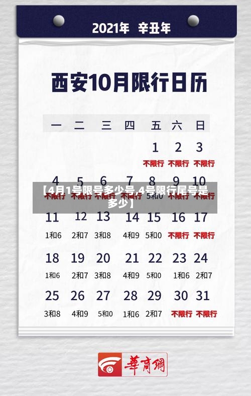 【4月1号限号多少号,4号限行尾号是多少】