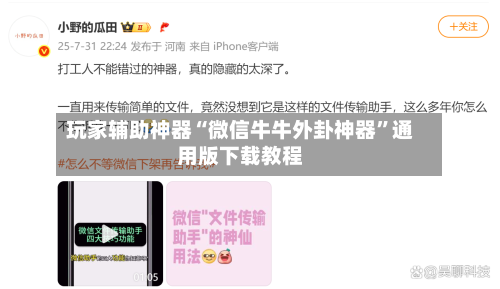 玩家辅助神器“微信牛牛外卦神器”通用版下载教程