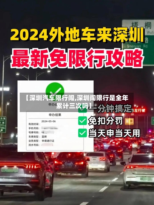 【深圳汽车限行闯,深圳闯限行是全年累计三次吗】