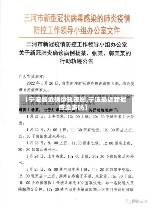 【宁波最近确诊轨迹图,宁波最近新冠感染多吗】
