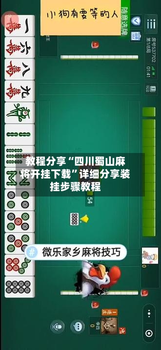教程分享“四川蜀山麻将开挂下载”详细分享装挂步骤教程