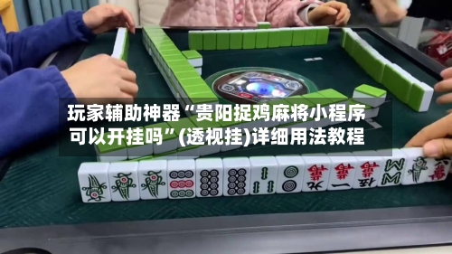 玩家辅助神器“贵阳捉鸡麻将小程序可以开挂吗”(透视挂)详细用法教程