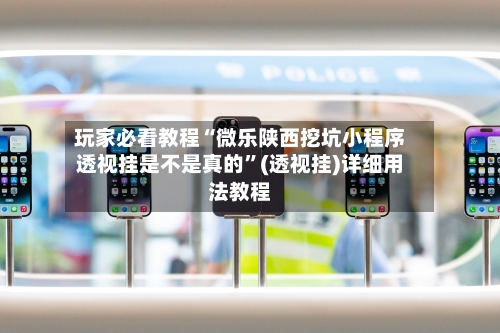 玩家必看教程“微乐陕西挖坑小程序透视挂是不是真的”(透视挂)详细用法教程