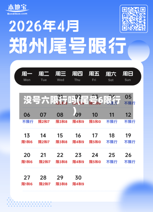 没号六限行吗(尾号6限行)