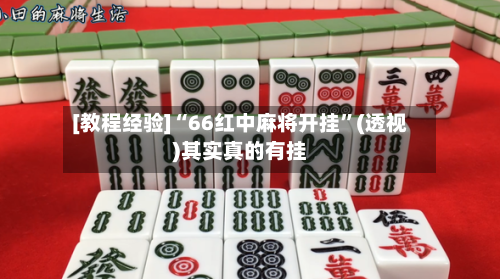 [教程经验]“66红中麻将开挂”(透视)其实真的有挂