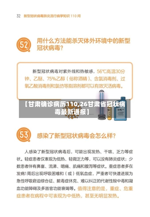 【甘肃确诊病历110,26甘肃省冠状病毒最新通报】