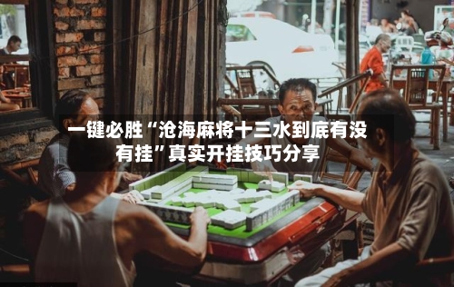 一键必胜“沧海麻将十三水到底有没有挂”真实开挂技巧分享