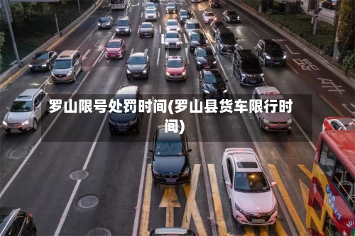 罗山限号处罚时间(罗山县货车限行时间)