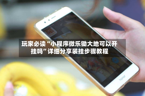 玩家必读“小程序微乐锄大地可以开挂吗”详细分享装挂步骤教程
