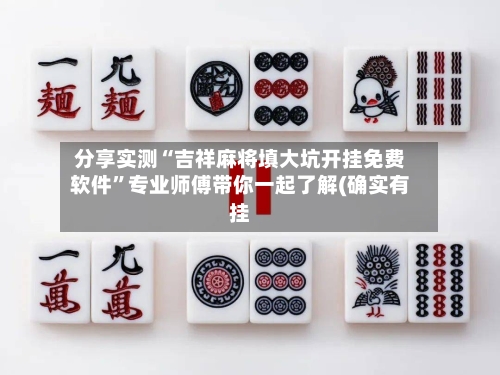 分享实测“吉祥麻将填大坑开挂免费软件”专业师傅带你一起了解(确实有挂