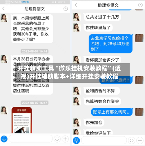 开挂辅助工具“微乐挂机安装教程”(透视)开挂辅助脚本+详细开挂安装教程