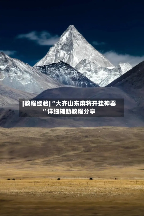 [教程经验]“大齐山东麻将开挂神器”详细辅助教程分享
