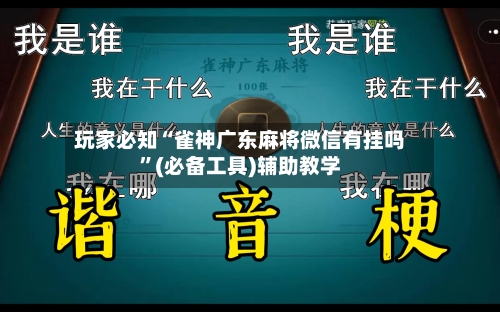 玩家必知“雀神广东麻将微信有挂吗”(必备工具)辅助教学