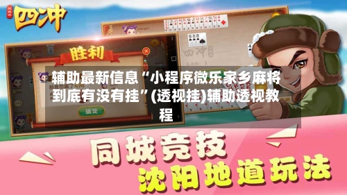 辅助最新信息“小程序微乐家乡麻将到底有没有挂”(透视挂)辅助透视教程