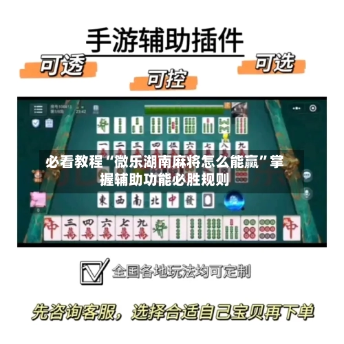 必看教程“微乐湖南麻将怎么能赢”掌握辅助功能必胜规则