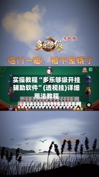 实操教程“多乐够级开挂辅助软件”(透视挂)详细用法教程