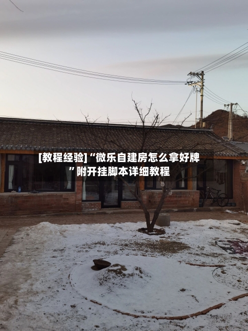 [教程经验]“微乐自建房怎么拿好牌”附开挂脚本详细教程