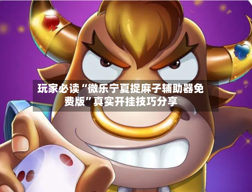 玩家必读“微乐宁夏捉麻子辅助器免费版”真实开挂技巧分享