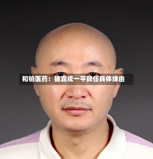和铂医药：披露戎一平辞任具体缘由-第1张图片