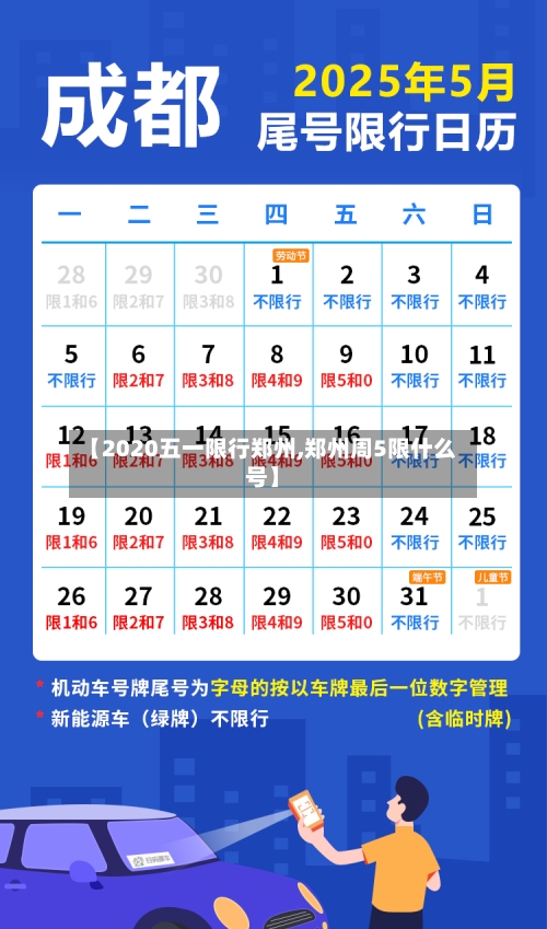 【2020五一限行郑州,郑州周5限什么号】