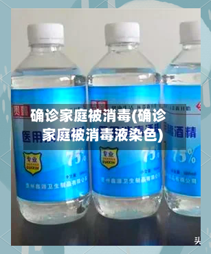 确诊家庭被消毒(确诊家庭被消毒液染色)