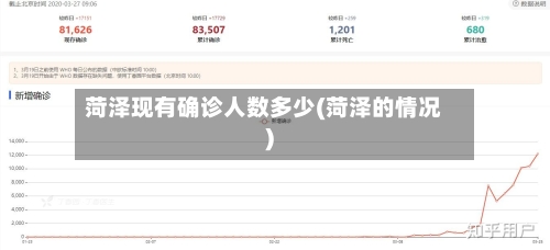 菏泽现有确诊人数多少(菏泽的情况)