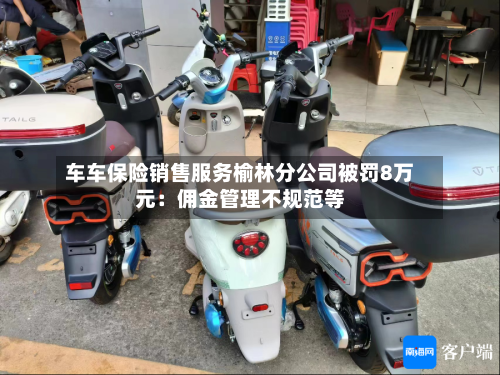 车车保险销售服务榆林分公司被罚8万元：佣金管理不规范等