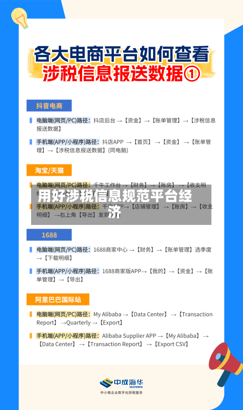 用好涉税信息规范平台经济