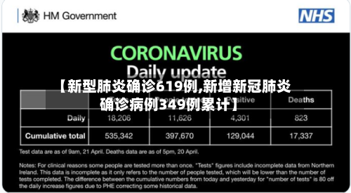 【新型肺炎确诊619例,新增新冠肺炎确诊病例349例累计】