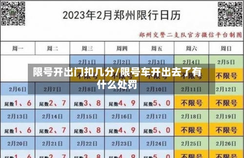 限号开出门扣几分/限号车开出去了有什么处罚