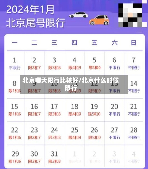 北京哪天限行比较好/北京什么时候限行